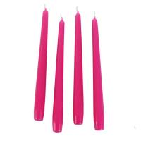 Bolsius Fuchsia Tapered Candle 25cm (Pack of 12) Extra Image 1 Preview